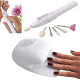 Professional Nail Dryer & Salon Decorator Shaper Manicure Kit Bundle