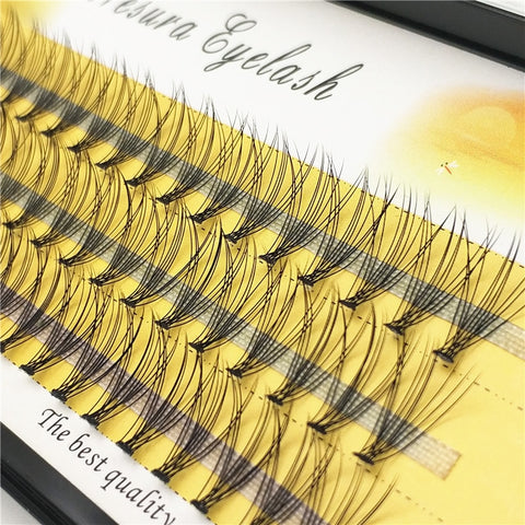 60 sheet 10 root Professional Makeup Personal Eyelashes Grafting Eyelashes Mink  Eyelashes Natural Curly Makeup Eyelash Tool