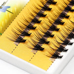 Grafting World 0.1mm Thick Deep Black 20D False Eyelash 120 Pieces Individual Lashes Russia Cilia Make Up  Professional Use