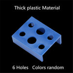 6/7/8/23 Holes Tattoo Ink Cup Holder Stand Makeup Accessories Random Color Trailer Supplies Tatoo Tool Pigment Brack Container