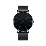 2020 Minimalist Men's Fashion Ultra Thin Watches Simple Men Business Stainless Steel Mesh Belt Quartz Watch Relogio Masculino