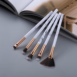 FLD5/15Pcs Makeup Brushes Tool Set Cosmetic Powder Eye Shadow Foundation Blush Blending Beauty Make Up Brush Maquiagem