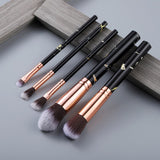 FLD5/15Pcs Makeup Brushes Tool Set Cosmetic Powder Eye Shadow Foundation Blush Blending Beauty Make Up Brush Maquiagem