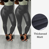 Pu Leather Leggings Latex Clothes for Women Plus Size Butt Leggings Sexy Leather Women'S Pants for Women Skinny Elastic Jeggings