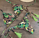 2020 New Bikinis Women Swimsuit Cross Bandage Swimwear Push Up Bikini Set Beach Bathing Suit Brazilian Biquni Print