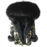 2020 new Big real raccoon fur collar Real natural Fur Coat winter jacket Long Women raccoon fur liner hooded parkas