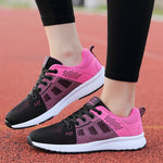 2020 Women Shoes Flats Fashion Casual Ladies Walking Woman Lace-Up Mesh Breathable Female Sneakers Zapatillas Mujer Feminino