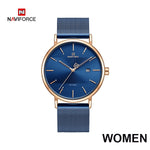 NAVIFORCE Women Watches Top Brand Luxury Waterproof Women Watch Fashion Couple Watch Bracelet watches donna orologio reloj mujer