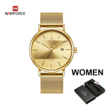 NAVIFORCE Women Watches Top Brand Luxury Waterproof Women Watch Fashion Couple Watch Bracelet watches donna orologio reloj mujer