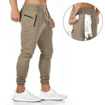 Men's Casual Sweatpants Solid High Street Track Trousers Men Joggers Fitness Brand Multifunctional Breathable Men's Pants Sports