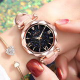 Women Watches 2020 Fashion Starry Sky Lady Quartz Wristwatch Female Clock Casual Leather Band Watch reloj mujer relogio feminino