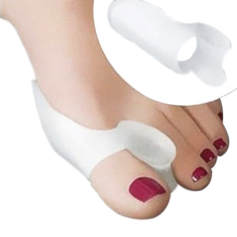 1Pair Silicone Gel Bunion Big Toe Separator Spreader Eases Foot Pain Foot Hallux Valgus Correction Guard Cushion Concealer Thumb