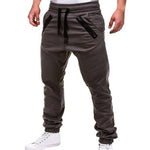 Men Casual Joggers Pants Solid Thin Cargo Sweatpants Male Multi-pocket Trousers New Mens Sportswear Hip Hop Harem Pencil Pants