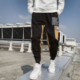 Ribbons Harem Joggers Men Cargo Pants Streetwear 2020 Hip Hop Casual Pockets Track Pants Male Harajuku Fashion Trousers