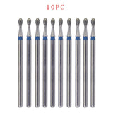 12 shapes Diamond Nail Drill Milling Nail Drill Bits Cuticle Cutter for Manicure Nail Files Electric Milling Burr Grinder TD1-12