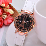 Casual Starry Sky Watches for Women Leather Band Ladies Quartz Wrist Watches Fashion Women Watches Laides Clock Relogio Feminino