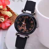 Casual Starry Sky Watches for Women Leather Band Ladies Quartz Wrist Watches Fashion Women Watches Laides Clock Relogio Feminino