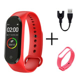 Hot New M4 Smart Sports Blood Pressure Heart Rate Monitor With Watch Men And Women Monitor Multi-Function Waterproof Bracelet