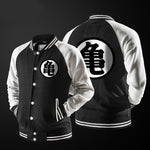 ZOGAA Anime Dragon Ball Goku Varsity Jacket Autumn Casual Sweatshirt Hoodie Coat Jacket Brand Baseball Jacket