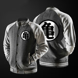 ZOGAA Anime Dragon Ball Goku Varsity Jacket Autumn Casual Sweatshirt Hoodie Coat Jacket Brand Baseball Jacket