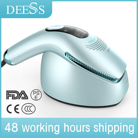 DEESS GP590  Permanent Hair Removal,ICE COOL IPL laser epilator, Up graded Unlimited Flashes depilator a laser Hair Removal