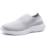 Rimocy Plus Size 43 Breathable Mesh Platform Sneakers Women Slip on Soft Ladies Casual Running Shoes Woman Knit Sock Shoes Flats