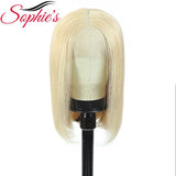 Sophie's Lace Front Human Hair Wigs For Black Women Brazilian Straight Lace Front Wig 13*4 Bob Lace Front Wigs Pre Plucked Remy