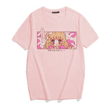 Cute cartoon sweet girls Japanese streetwear Harajuku pink fun kawaii casual tops Ulzzang vintage loose New Summer women T-shirt