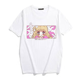 Cute cartoon sweet girls Japanese streetwear Harajuku pink fun kawaii casual tops Ulzzang vintage loose New Summer women T-shirt