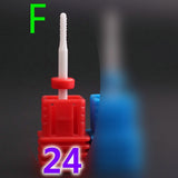 3/32'' Bullet Ceramic Nail Drill Bit Rotate Burr Milling Cutter For Manicure Pedicur Tools Electric Nail Drill Accessories