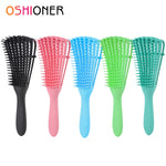 Oshioner 1pcs New Scalp Massage Comb Hair Brush Women Detangle Hairbrush Anti-tie Knot Professional Hair Brush Octopus Type Comb