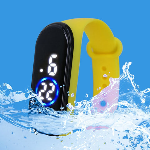 Fashion Sports Watch For Kids Children Waterproof Led Digital Watch Ultra-light Silicone Strap Teen WristWatch Unisex Child boy