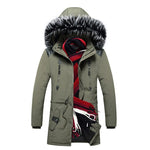 2020 New Men Jacket Coats Thicken Warm Winter Windproof Jackets Casual Mens Down Parka Hooded Outwear Cotton-padded Jacket Male