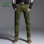 TANLUER cotton  Tough guy men's clothing outdoor Classic Army Green casual men's pants Military style pants men