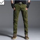 TANLUER cotton  Tough guy men's clothing outdoor Classic Army Green casual men's pants Military style pants men