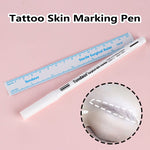 1Pcs Pro Eyebrow Tattoo Skin Marker Pen White Surgical Scribe Microblading Pen Permanent Waterproof Body Art Makeup Tools