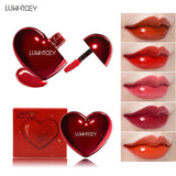 Lip Gloss Moisturizing Lip Glaze Liquid Lipstick Waterproof Long-lasting Heart-shaped Lip Makeup Cosmetics Non-stick Cup TSLM1