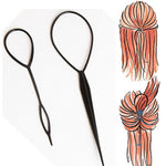 2pcs/pack Fashion Girl's Magic Styling Accessories Tools Hair Styling Multi Function Hair Tools Care Pattern Plate Pull Pins